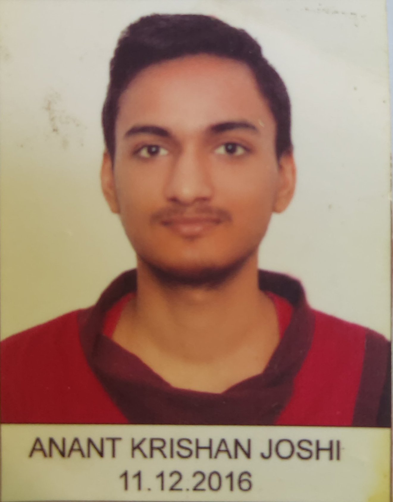 ANANT KRISHAN JOSHI